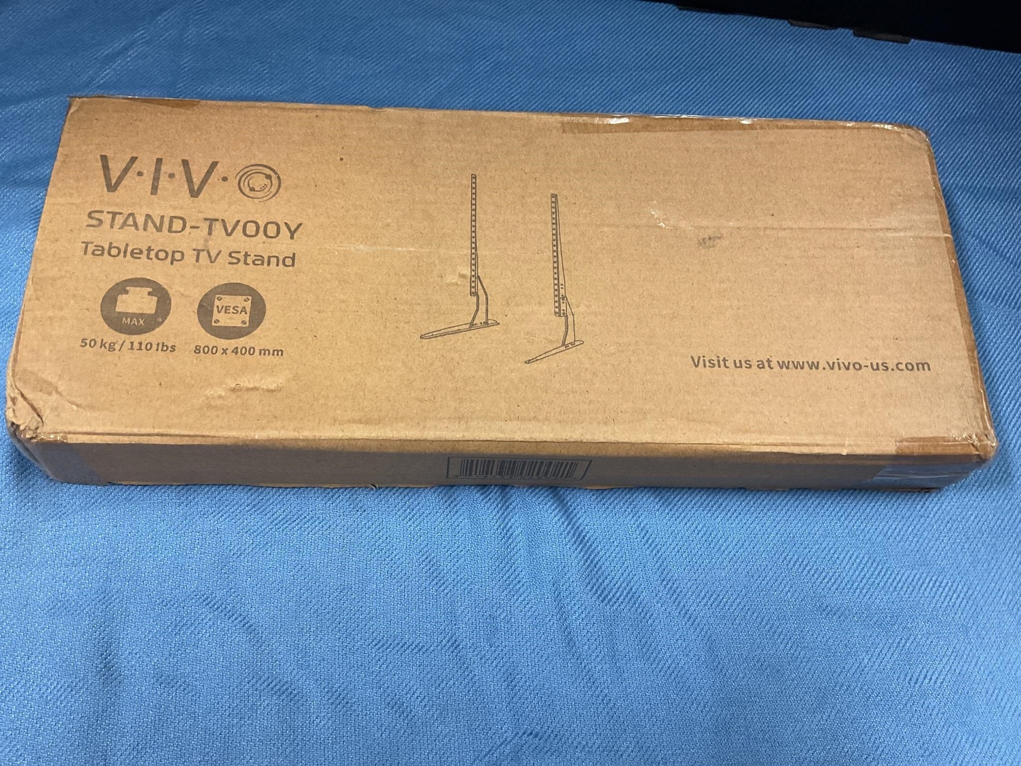 VIV Table top TV stand 110 pound capacity
