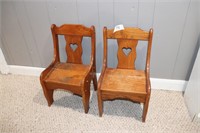 2  child's chairs