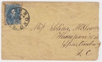 CSA Stamp Cover #4 tied by Richmond Apr 23, 186? C