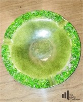 Mid Century Modern  Crafted Crystallized Ashtray