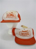Vintage Snapback Trucker Hat - Lot (2) Hardees Rac
