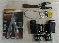 Focal Binoculars, Game carrier, Gun Lock &  Kinife