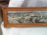 ANTIQUE PANORAMIC PHOTO OF GREAT FALLS, MT 45"x 4"