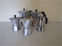 Vintage Espresso & Coffee Stove Top Makers