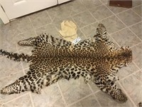 AUTHENTIC LEOPARD SKIN RUG