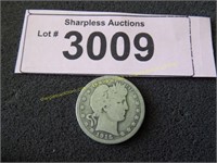 1915 D silver half dollar