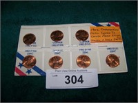 1982 Penny Transition From Copper to Zinc