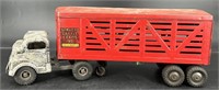 Antique Structo Cattle Farms Hauler