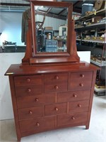 Kincaid dresser with built-in jewelry box,
