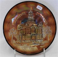 M'burg Courthouse IC shaped bowl - amethyst