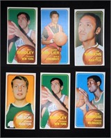 (6) TOPPS 70-71 BASKETBALL STAR CARDS