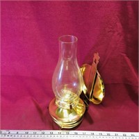 Reproduction Wall Mount Oil Lamp