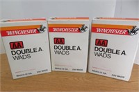 Winchester Double A WADS  3 Full Boxes