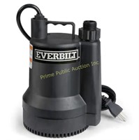 Everbilt $115 Retail  1/6 HP Utility Pump,