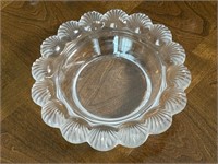 Lalique Shell Motif Crystal Dish