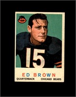 1959 Topps #137 Ed Brown VG to VG-EX+