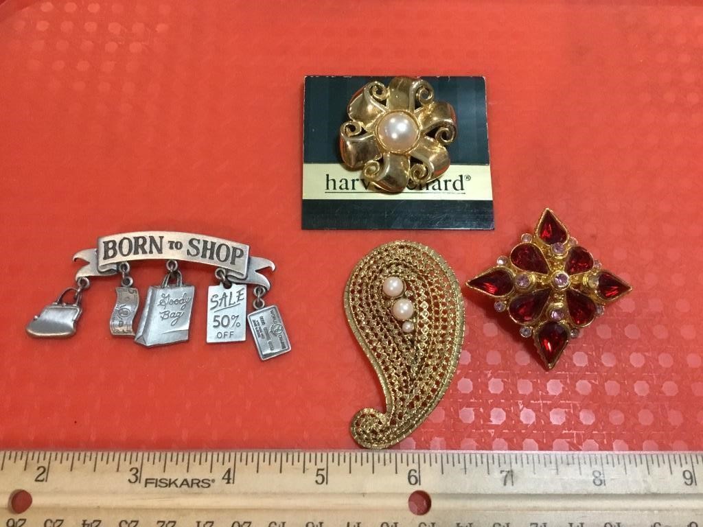 JJ Jonette Pewter Pin & More