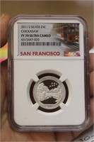 Ultra cameo silver quarter