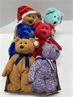 6 Ty Beanie Buddies With Tags
