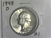 1948-D Washington Quarter