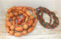LARGE WOODEN BEAD ROPE