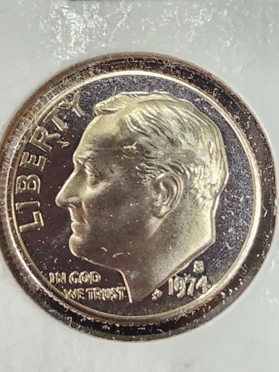 1974 S Dime Proof