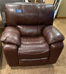 Rocker/recliner leather chair 41”x34”x36”