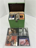 Variety of Cassette Tapes With 4 CDs
