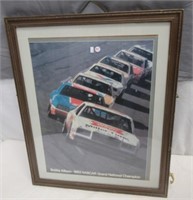 Framed Print of Bobby Allison-1983 NASCAR Grand