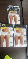 (10) PAIRS OF POLO BRIEFS NEW SIZE XLARGE