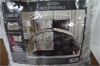 New Reversible Queen Bedding,Comforter,Shams,