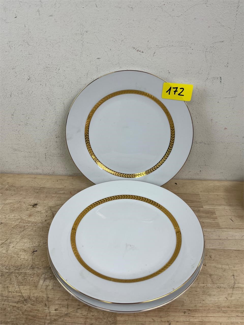 4 Sabatier The French Home Imperial Gold Plates