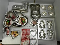 Lot of Cake Pans and Molds