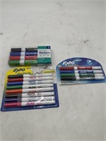 NEW Mixed Lot of 3- Dry Erase Markers