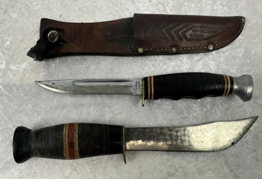 Lot Of 2 1950's Hunting Knives