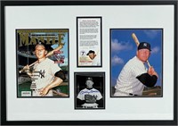 Mickey Mantle Tribute Framed Collage Signed Photo