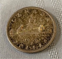 1959 Canada silver dollar en argent