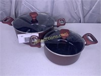 LARGE & SMALL DUTCH OVENS WTIH LID