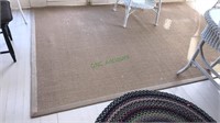 Hemp room rug, 72 x 9’