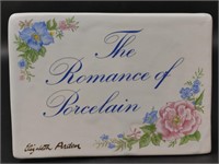 Elizabeth Arden The Romance of Porcelain Sign