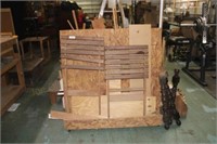 Homemade Rolling Wooden Rack With Wood 48×25×48