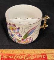 EXCEPTIONAL HAND PAINTED VICTORIAN MUSTACHE MUG