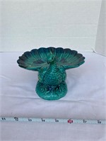 Painted Ceramic Peacock