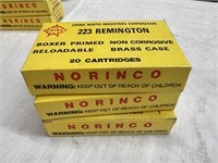 3 BOXS 223 REMINGTON AMMO