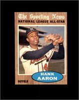 1962 Topps #394 Hank Aaron AS EX-MT to NRMT+