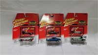 3 new sealed johnny lighting cars