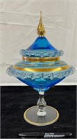 Vintage Glass Candy Dish