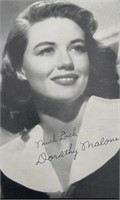 1950 Original Dorothy Malone Arcade Card