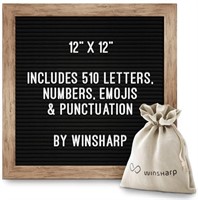 New Win Sharp Black Felt Letter Board | Classy