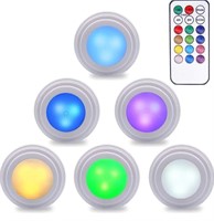 KEF Kit 6 Pack Puck light, Dimmable Multi-Color